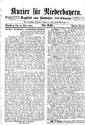 Kurier für Niederbayern Dienstag 13. Dezember 1864