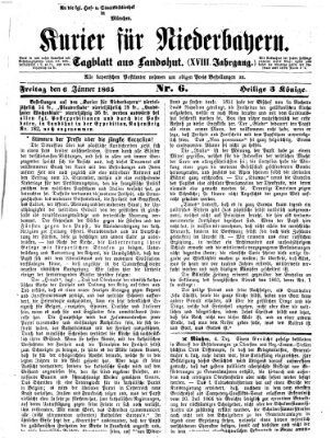 Kurier für Niederbayern Freitag 6. Januar 1865