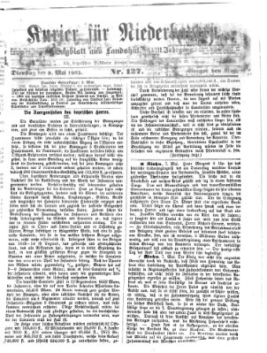 Kurier für Niederbayern Dienstag 9. Mai 1865