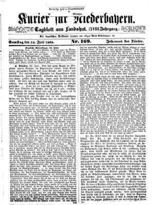 Kurier für Niederbayern Samstag 24. Juni 1865