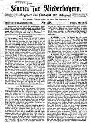 Kurier für Niederbayern Freitag 19. Januar 1866