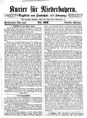 Kurier für Niederbayern Freitag 4. Mai 1866