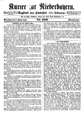 Kurier für Niederbayern Dienstag 5. Juni 1866