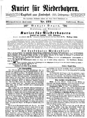 Kurier für Niederbayern Mittwoch 27. Juni 1866