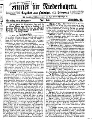 Kurier für Niederbayern Samstag 9. März 1867