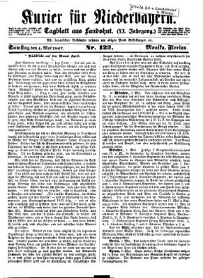 Kurier für Niederbayern Samstag 4. Mai 1867