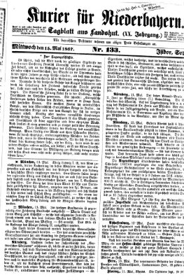 Kurier für Niederbayern Mittwoch 15. Mai 1867