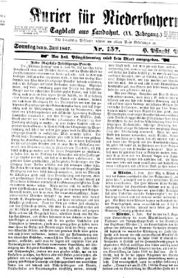 Kurier für Niederbayern Sonntag 9. Juni 1867