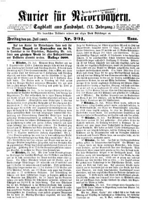 Kurier für Niederbayern Freitag 26. Juli 1867