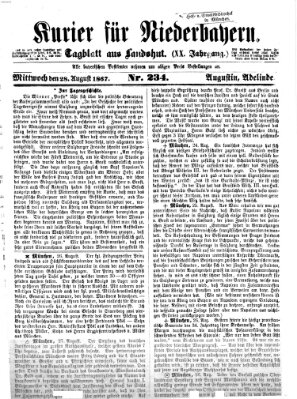 Kurier für Niederbayern Mittwoch 28. August 1867