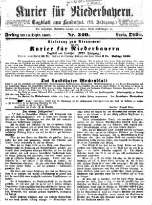 Kurier für Niederbayern Freitag 13. Dezember 1867