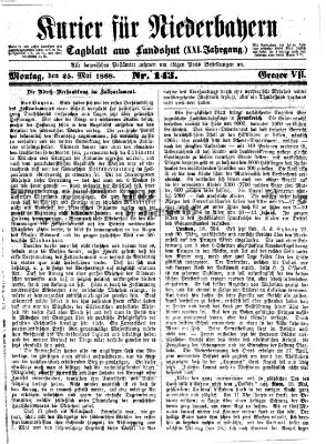 Kurier für Niederbayern Montag 25. Mai 1868