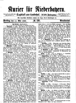 Kurier für Niederbayern Freitag 14. Mai 1869