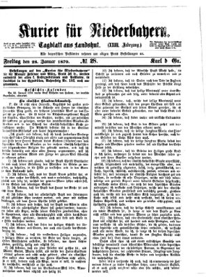 Kurier für Niederbayern Freitag 28. Januar 1870