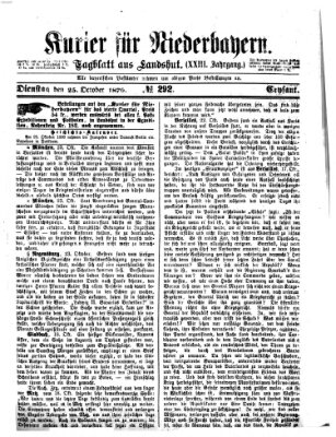 Kurier für Niederbayern Dienstag 25. Oktober 1870