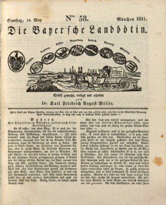 Bayerische Landbötin Samstag 14. Mai 1831