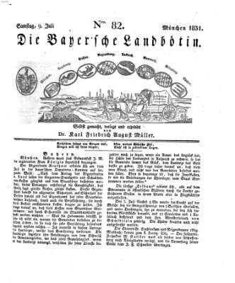 Bayerische Landbötin Samstag 9. Juli 1831