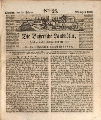 Bayerische Landbötin Dienstag 28. Februar 1832