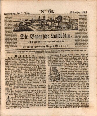 Bayerische Landbötin Donnerstag 7. Juni 1832