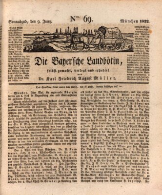 Bayerische Landbötin Samstag 9. Juni 1832