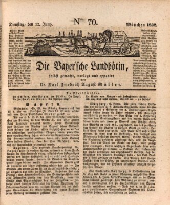 Bayerische Landbötin Dienstag 12. Juni 1832