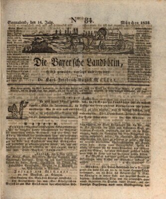 Bayerische Landbötin Samstag 14. Juli 1832