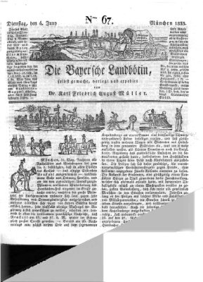 Bayerische Landbötin Dienstag 4. Juni 1833