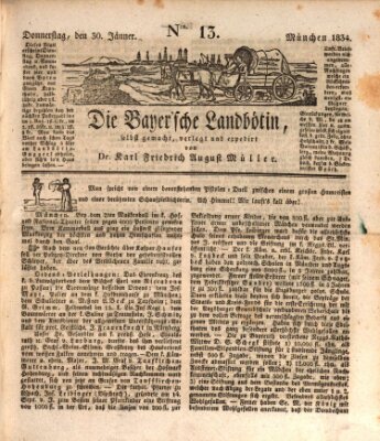 Bayerische Landbötin Donnerstag 30. Januar 1834