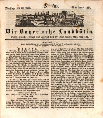 Bayerische Landbötin Dienstag 20. Mai 1834