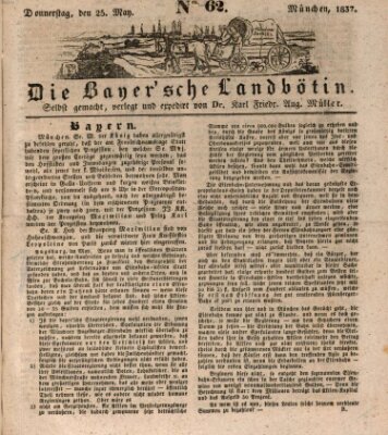 Bayerische Landbötin Donnerstag 25. Mai 1837