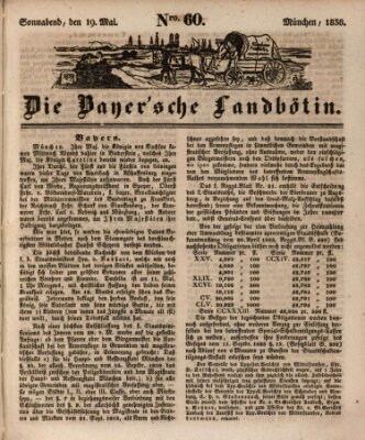 Bayerische Landbötin Samstag 19. Mai 1838