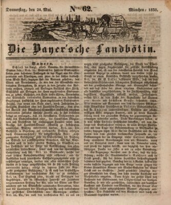 Bayerische Landbötin Donnerstag 24. Mai 1838