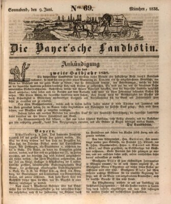 Bayerische Landbötin Samstag 9. Juni 1838