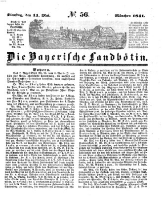 Bayerische Landbötin Dienstag 11. Mai 1841