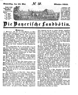 Bayerische Landbötin Donnerstag 13. Mai 1841
