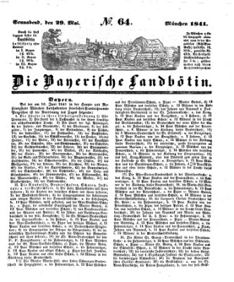 Bayerische Landbötin Samstag 29. Mai 1841