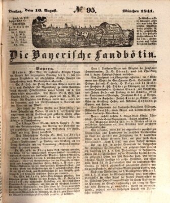 Bayerische Landbötin Dienstag 10. August 1841