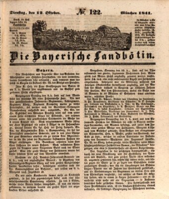 Bayerische Landbötin Dienstag 12. Oktober 1841