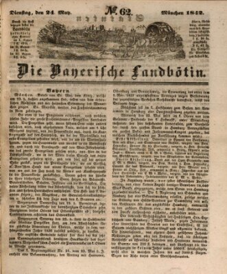 Bayerische Landbötin Dienstag 24. Mai 1842