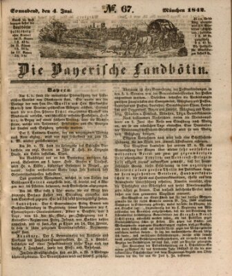 Bayerische Landbötin Samstag 4. Juni 1842