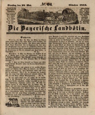 Bayerische Landbötin Dienstag 28. Mai 1844