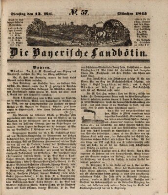 Bayerische Landbötin Dienstag 13. Mai 1845