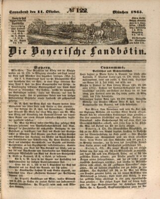 Bayerische Landbötin Samstag 11. Oktober 1845