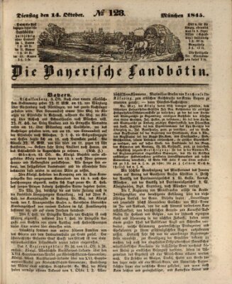 Bayerische Landbötin Dienstag 14. Oktober 1845