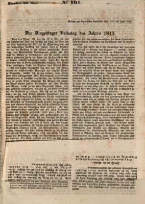 Bayerische Landbötin Dienstag 26. Juni 1849