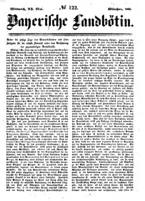 Bayerische Landbötin Mittwoch 23. Mai 1855