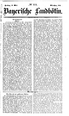 Bayerische Landbötin Freitag 9. Mai 1856