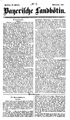 Bayerische Landbötin Freitag 9. Januar 1857