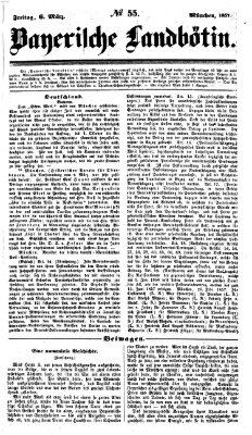 Bayerische Landbötin Freitag 6. März 1857