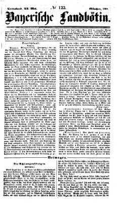 Bayerische Landbötin Samstag 23. Mai 1857